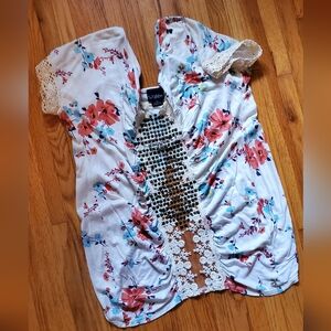 Daytrip Flower Open Back Top